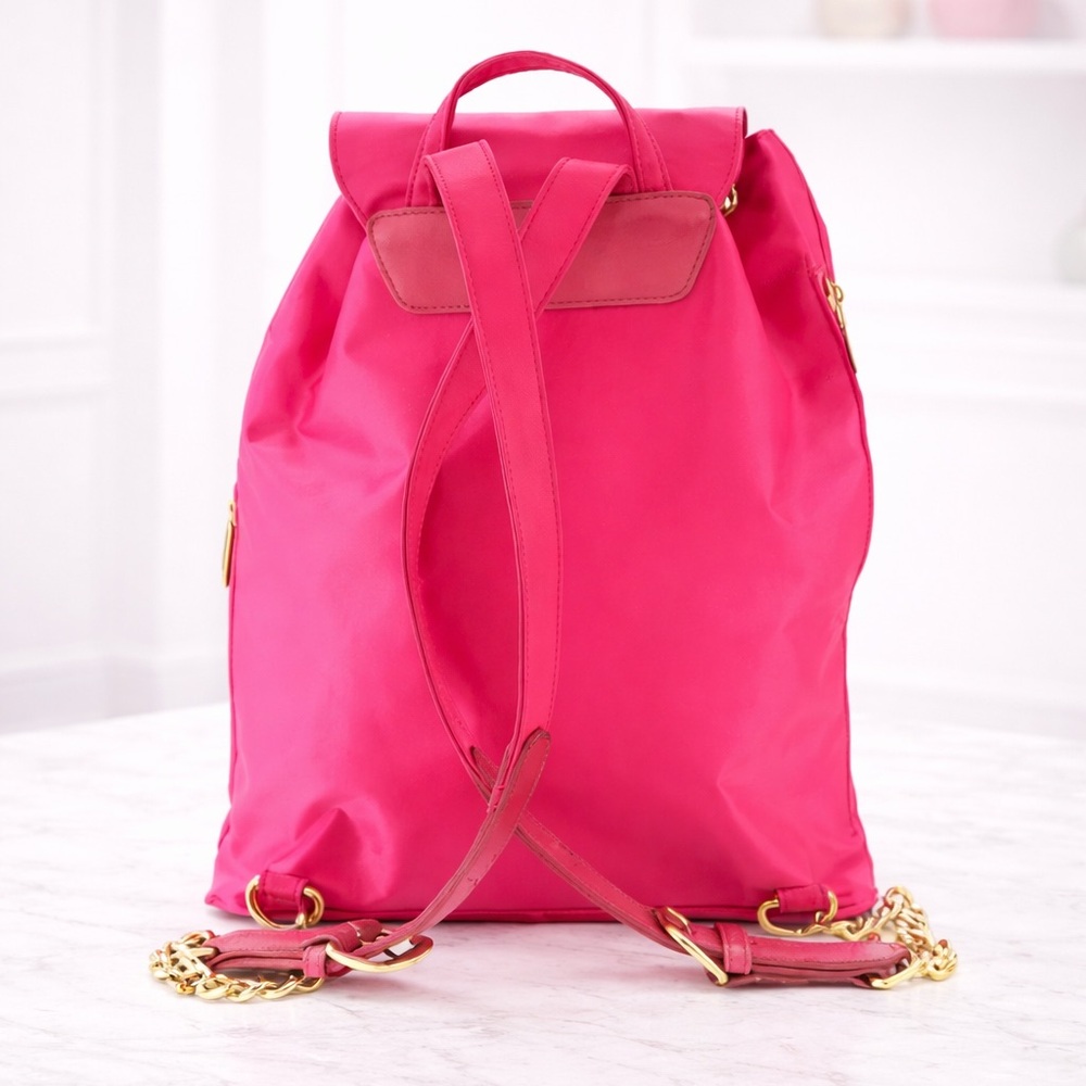 VALENTINO GARVANI SPORT PINK NYLON BACKPACK - Picture 10 of 10